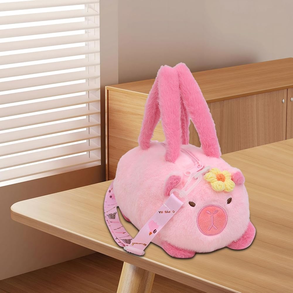 Plush Animal Handbag with Cute Design