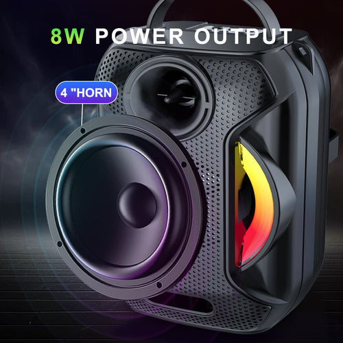 Sing-E - Portable Bluetooth Speaker WIth RGB Lights