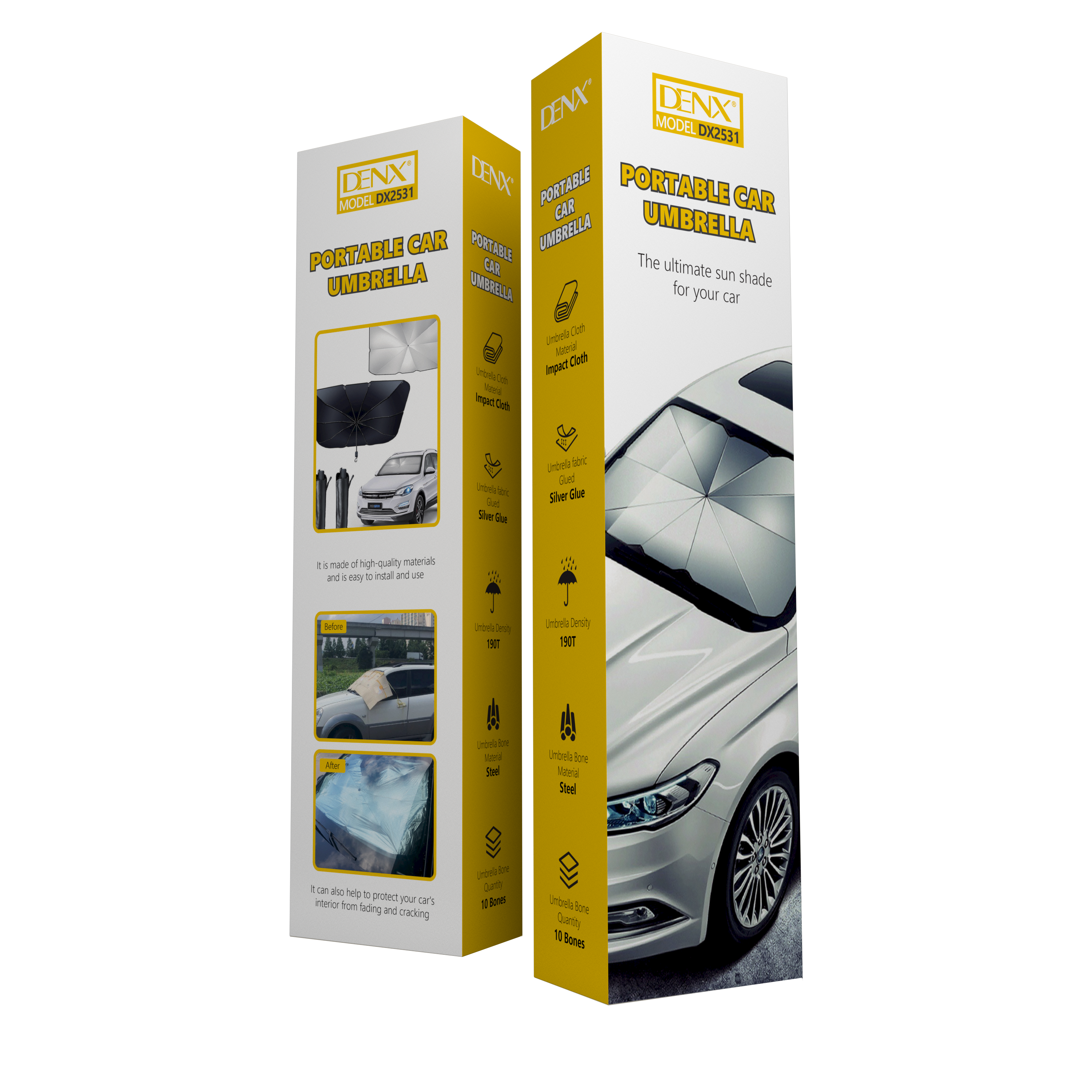 Denx-Portable Car Umbrella