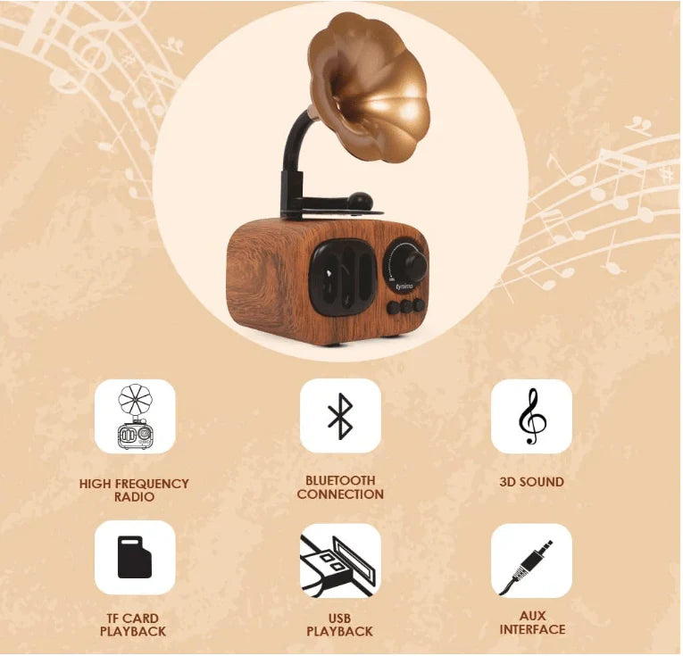 Classic Retro Style Wireless Speaker